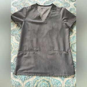 FIGS Scrubs Graphite Size XS Casma top and XS Livingston pants
